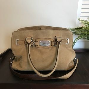 Michael Kors Suede Satchel Purse